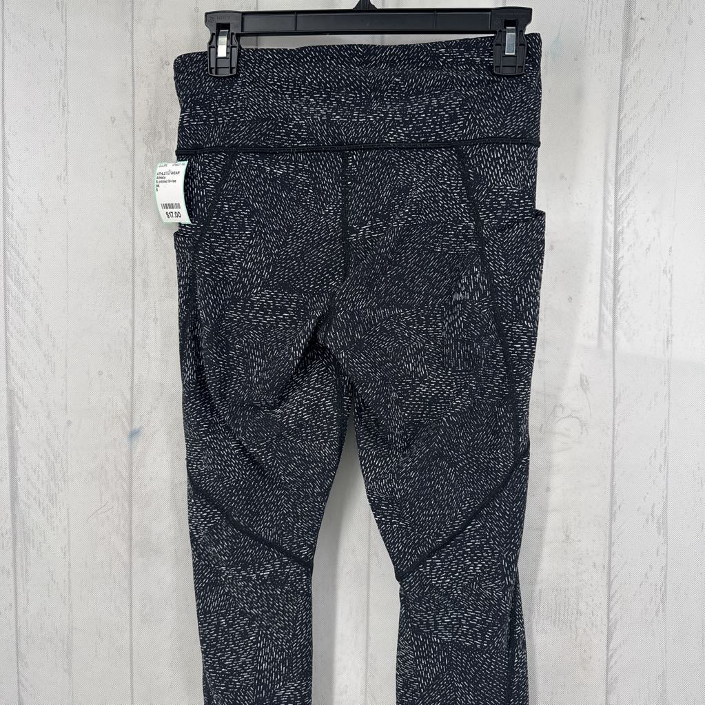 S printed hi-rise leggings