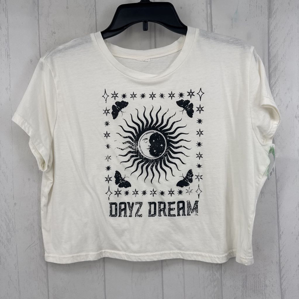 XL graphic s/s crop tee-days dream