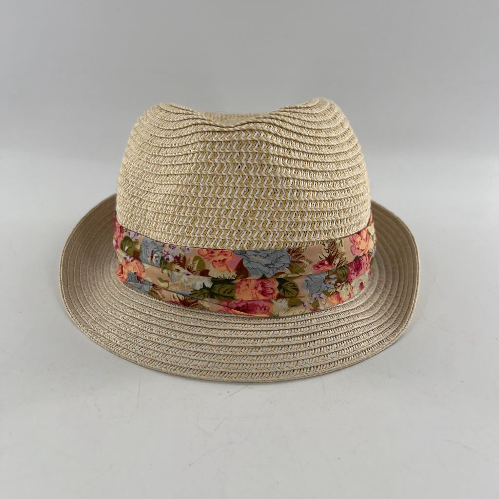 O/S flo ribbon woven hat