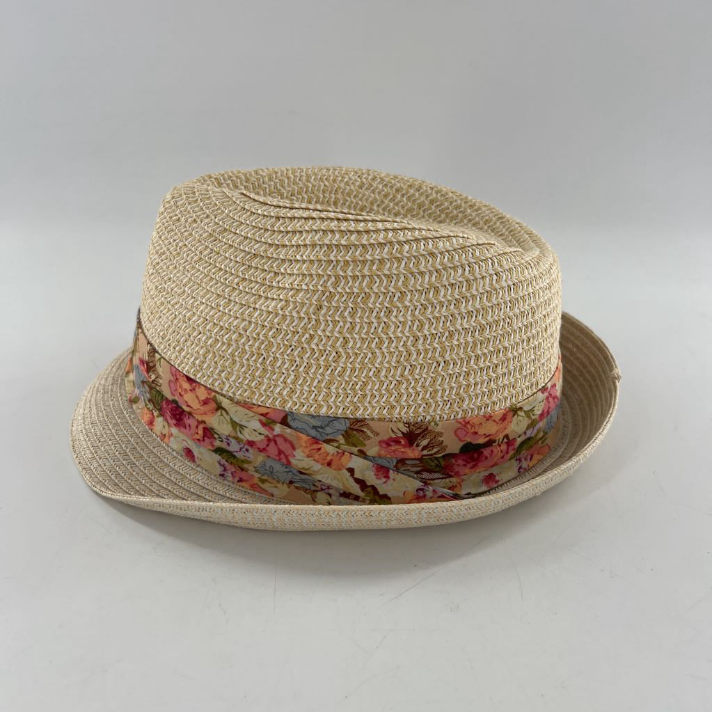 O/S flo ribbon woven hat