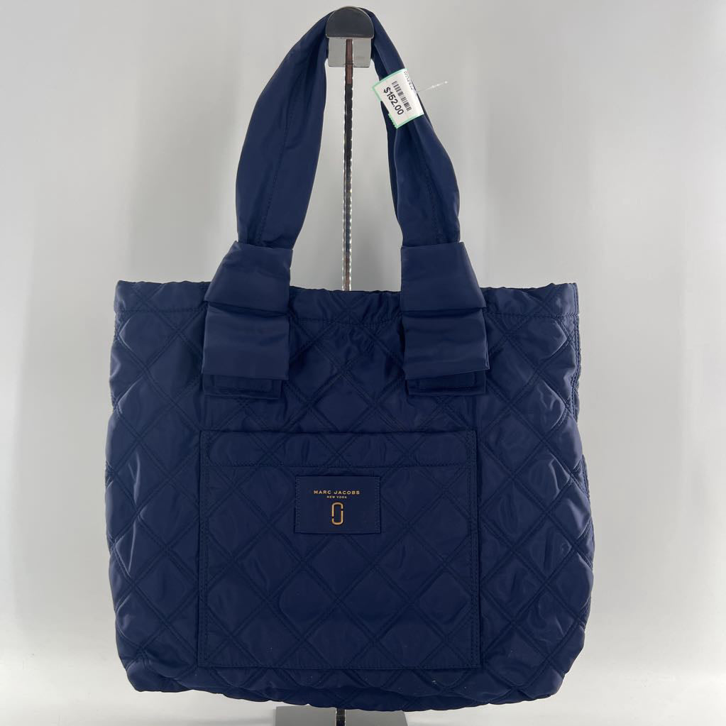 quilted nylon knot tote