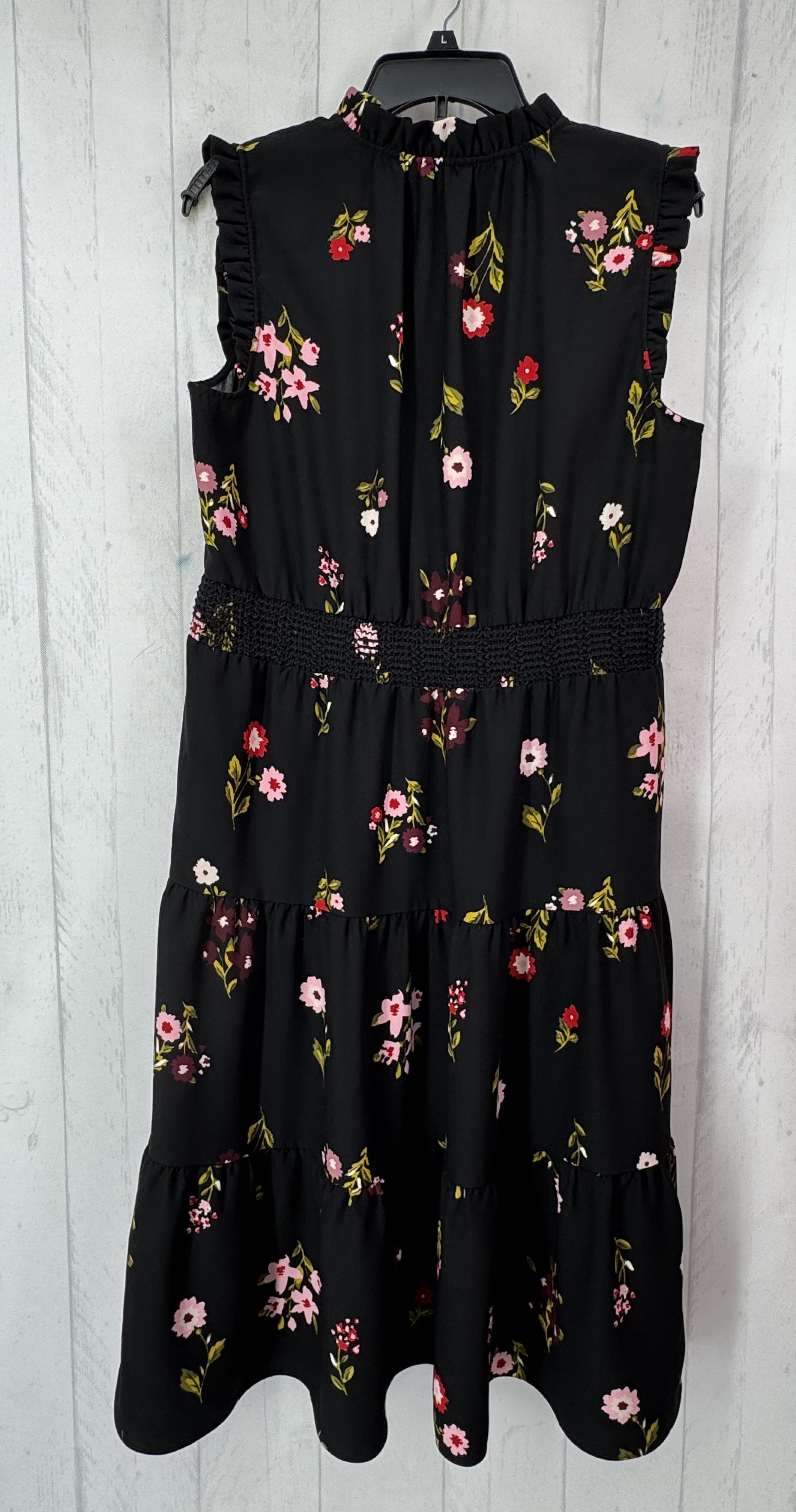 XL flo print slvls dress