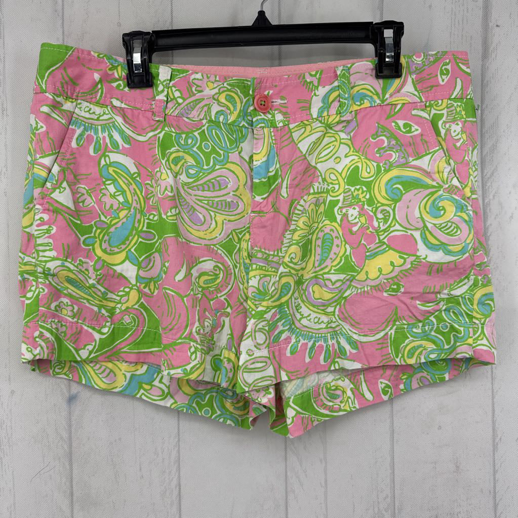 14 printed twill shorts