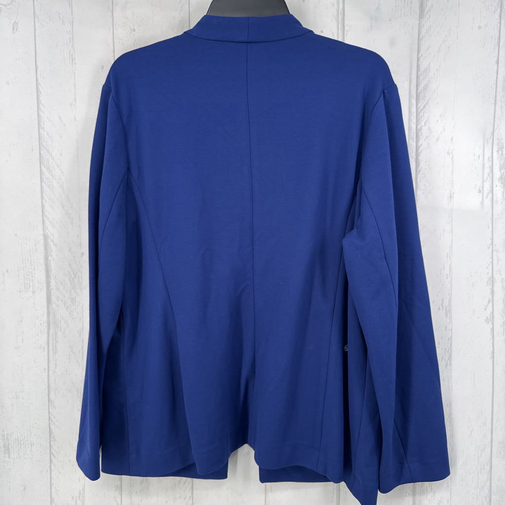 Lp open front knit blazer