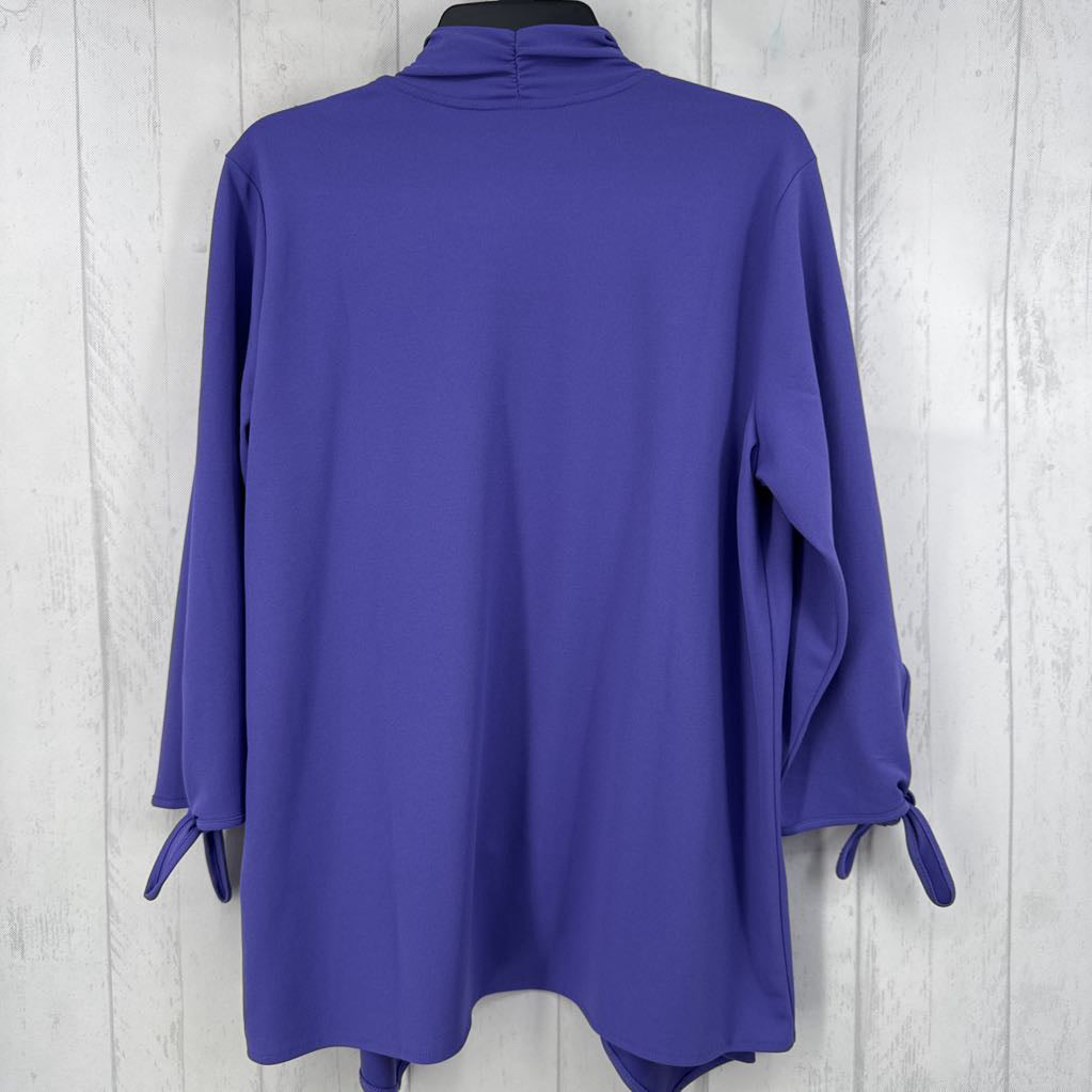 L flowy open front cardi