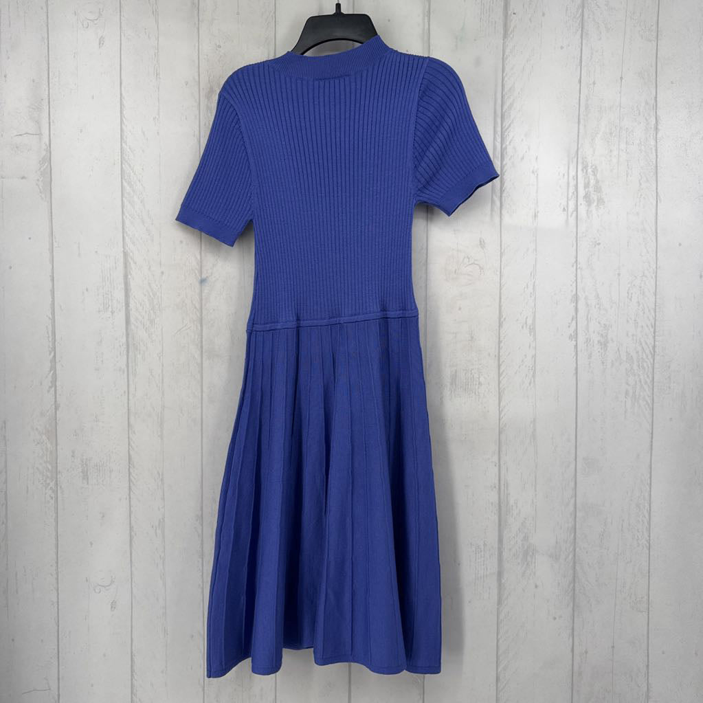 Sp rib knit s/s dress