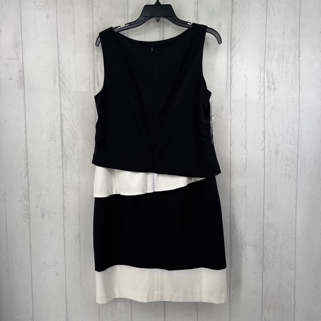14 layered colorblock slvls dress