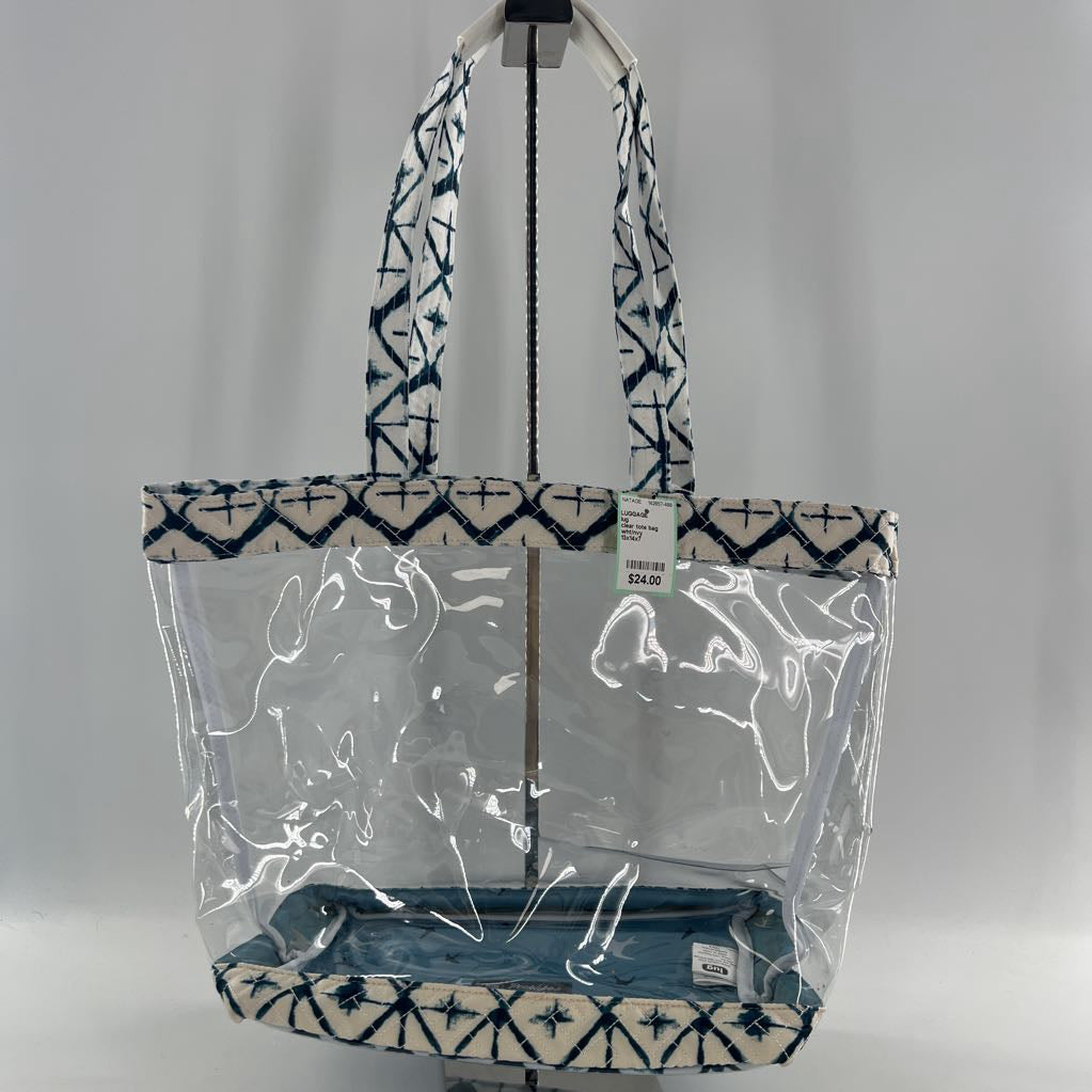 clear tote bag