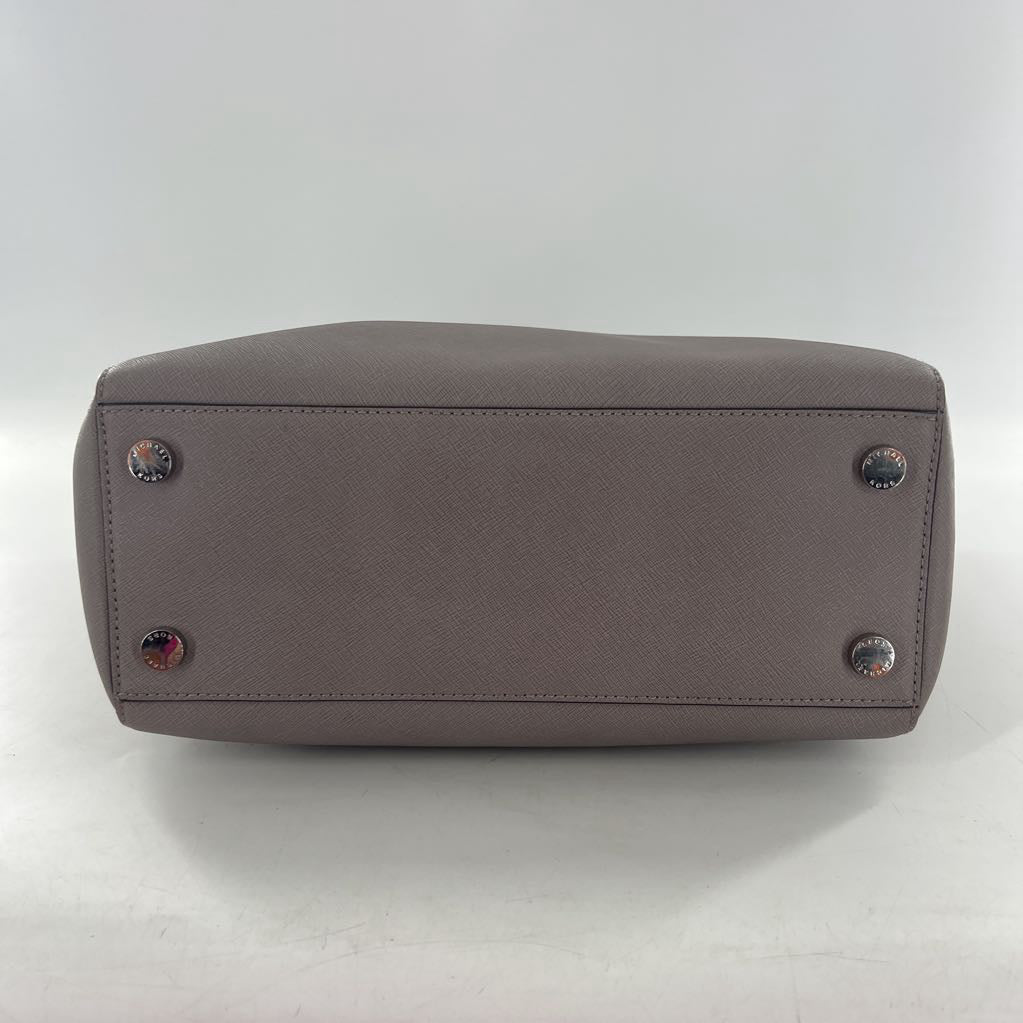 top zip saffiano leather tote