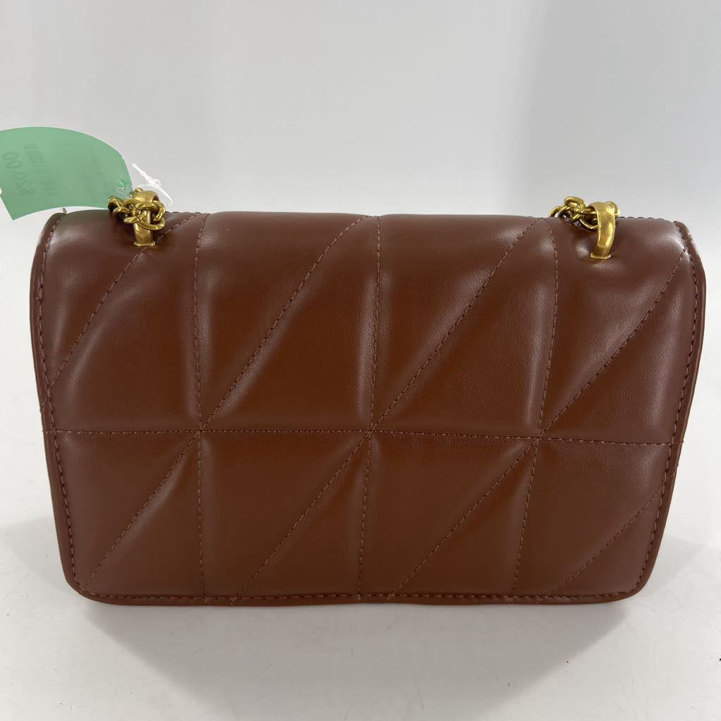 chain strap quilted flap crossbody