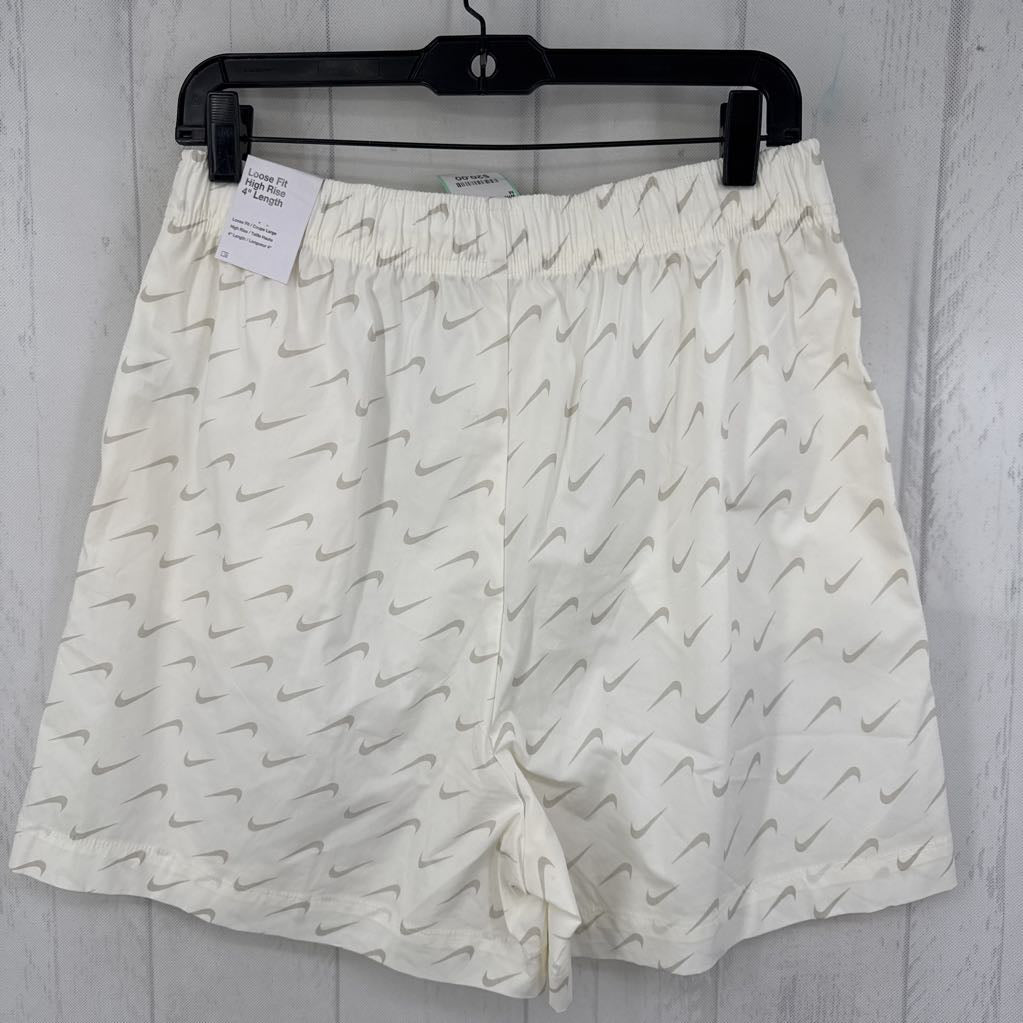 R65 M loose fit hi-rise logo shorts