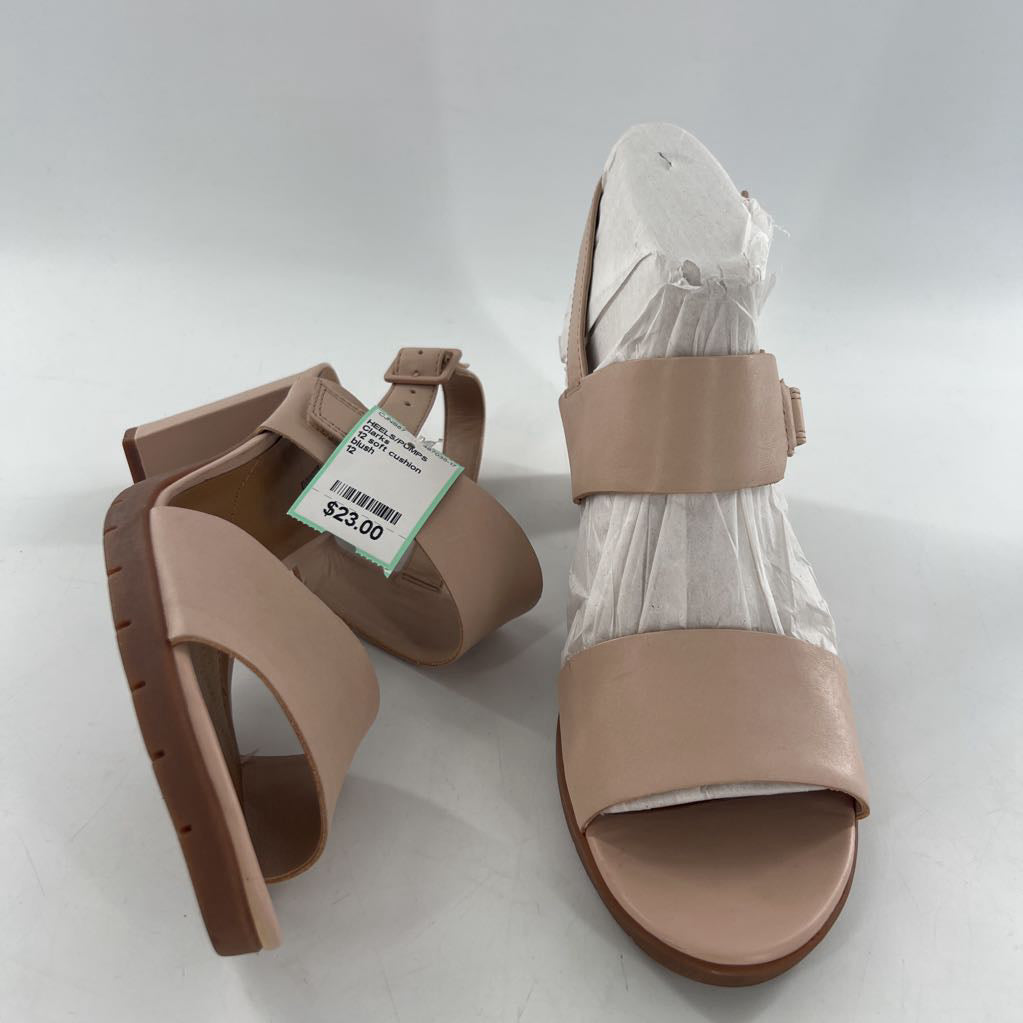 12 soft cushion block heel sandal