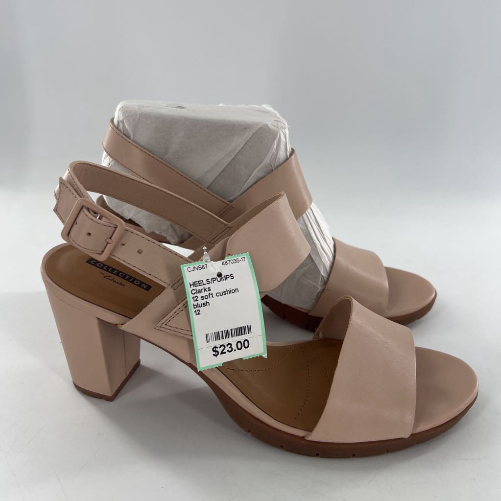 12 soft cushion block heel sandal