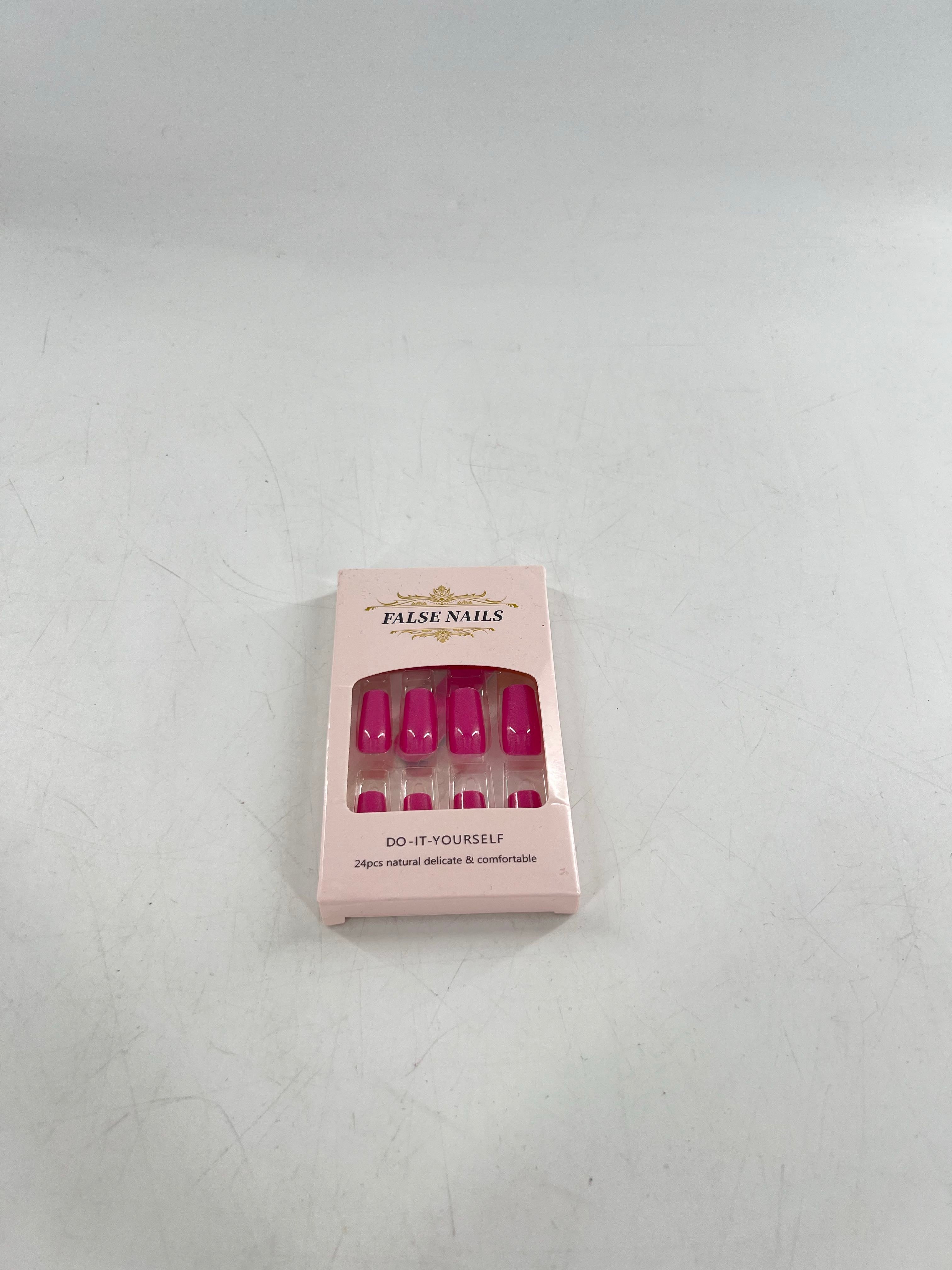 false nails-fuchsia