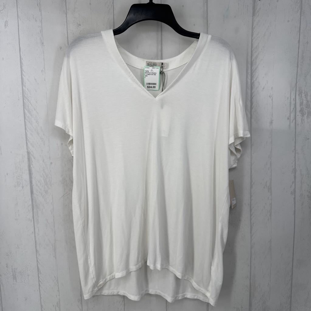 L v-neck s/s tee