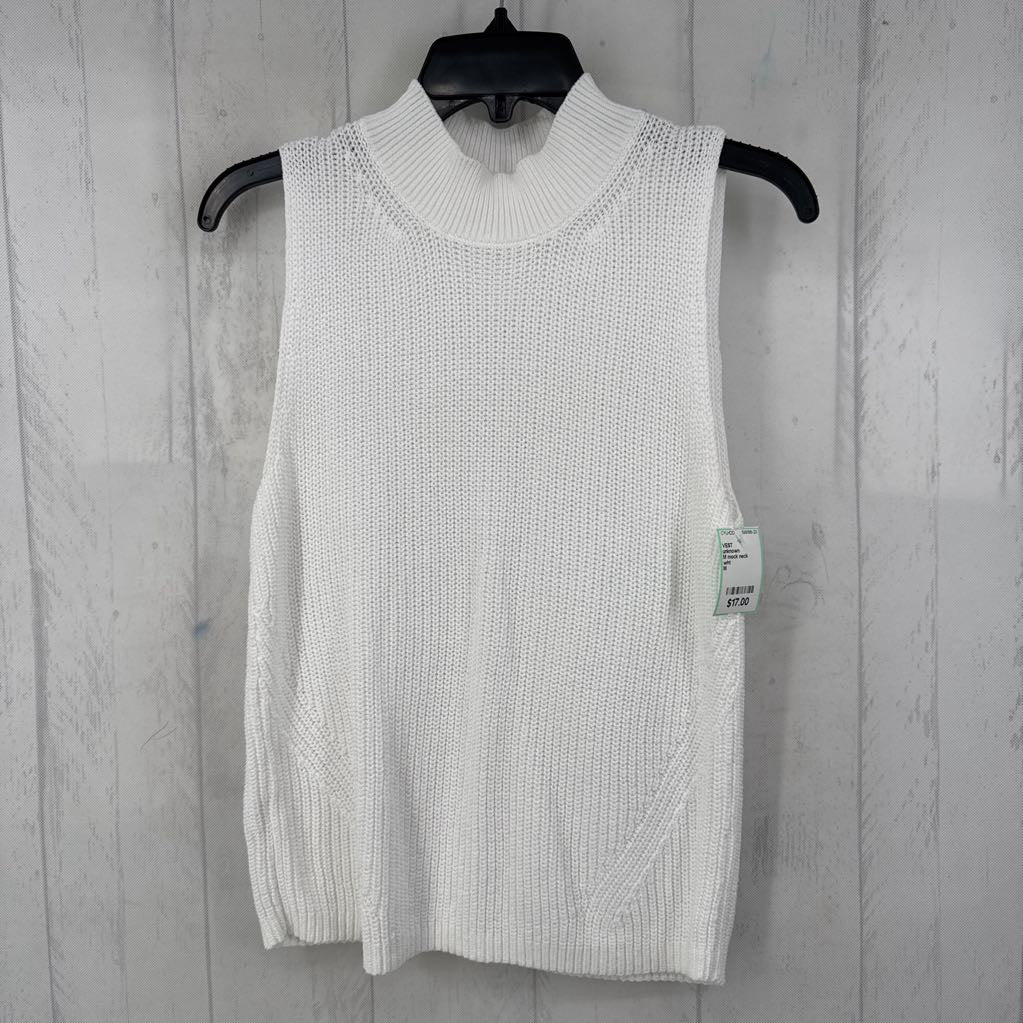 M mock neck sweater vest