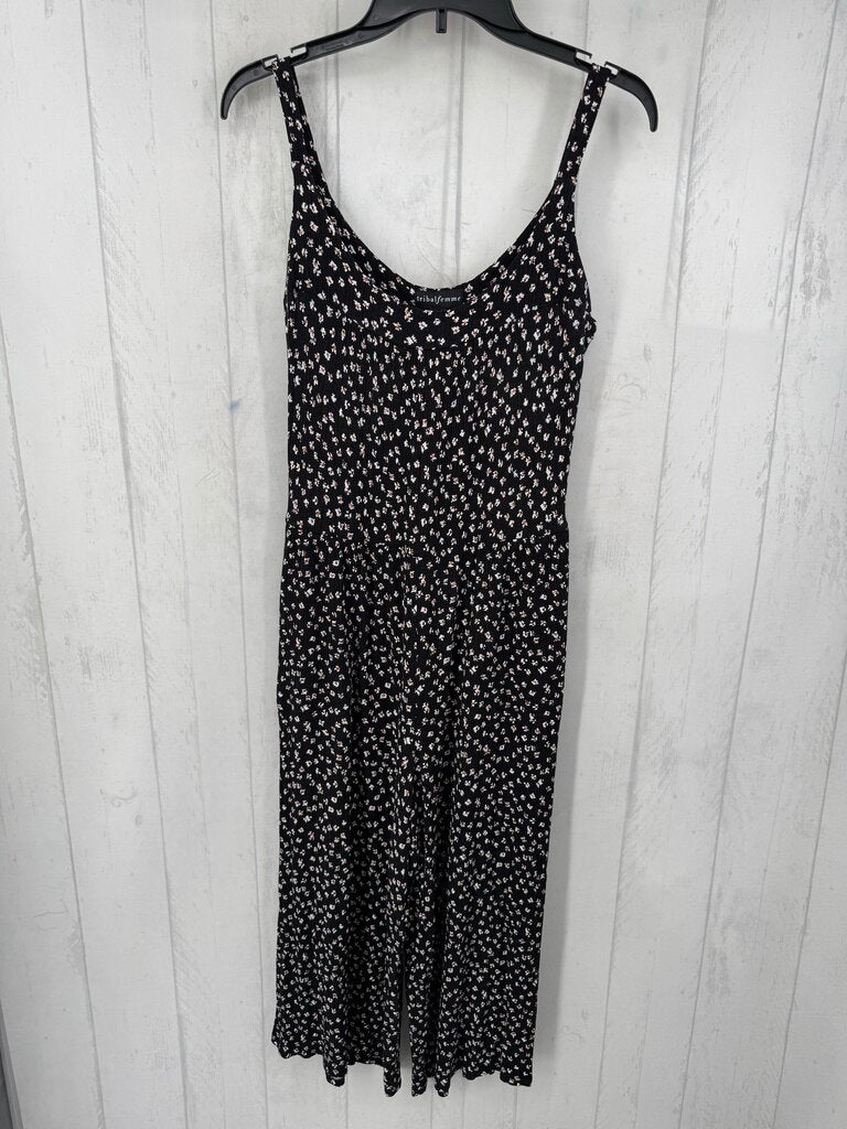 M flo print slvls jumpsuit