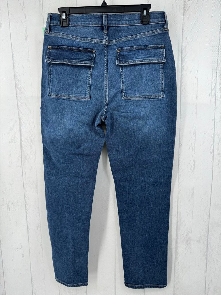 12 hi-rise straight leg jean