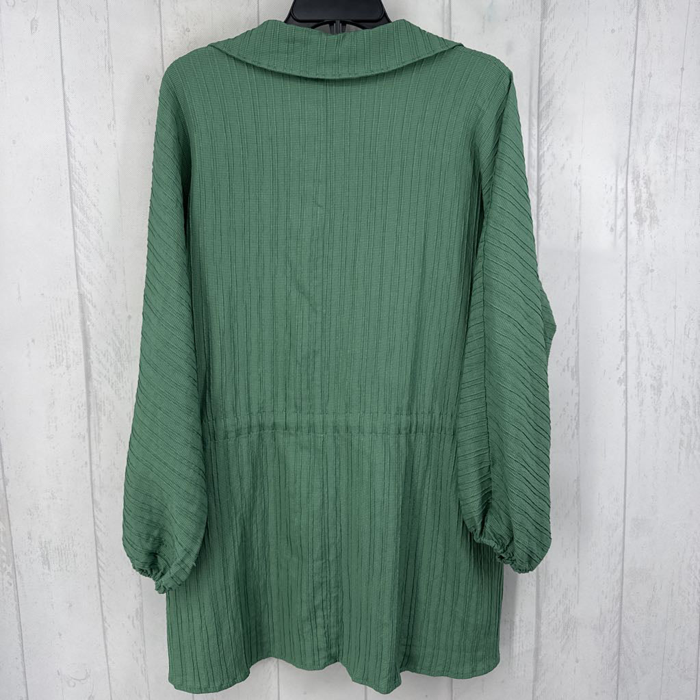 12 l/s button drawstring shirt