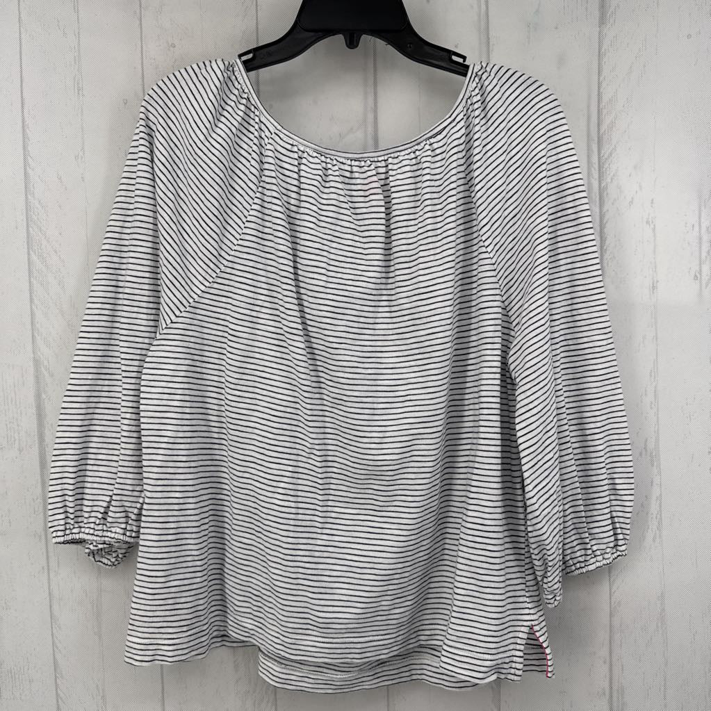 L elbow slv stripe top