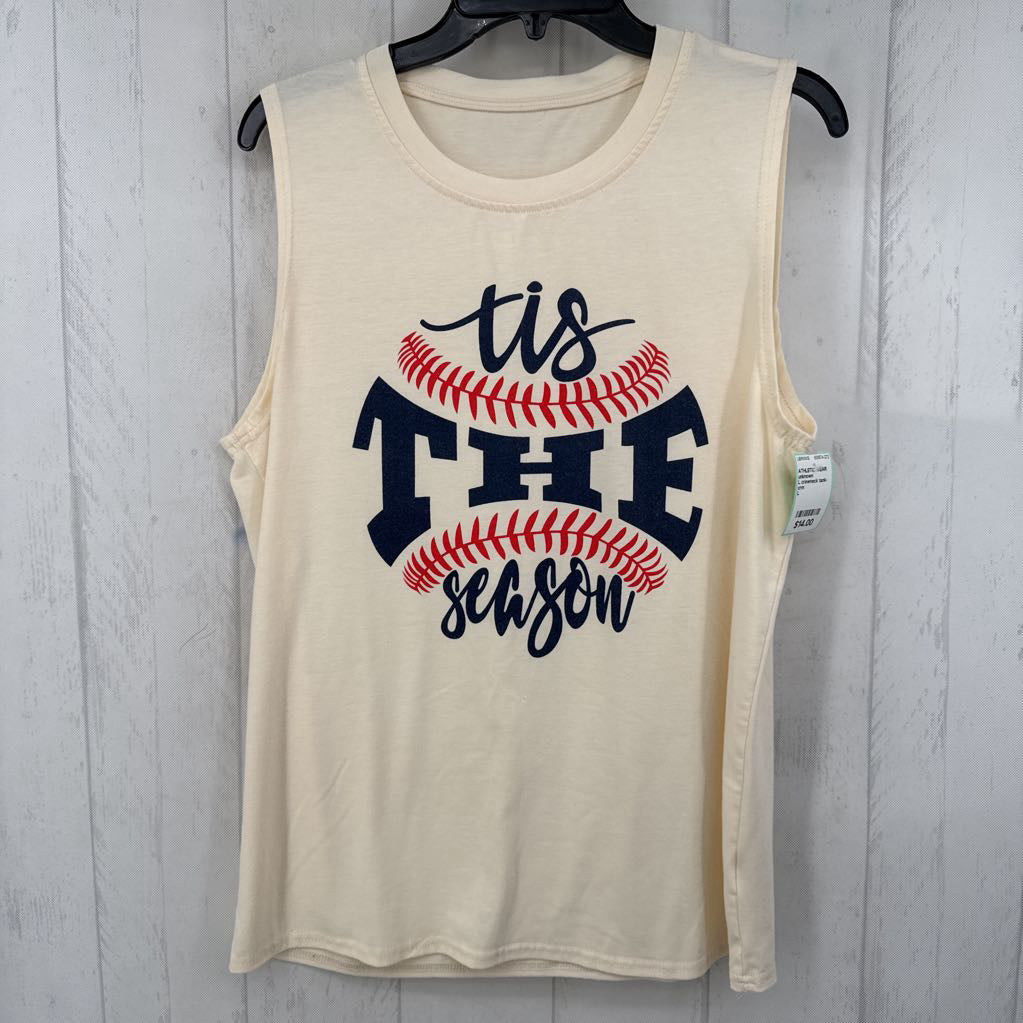 L crewneck tank-tis the season