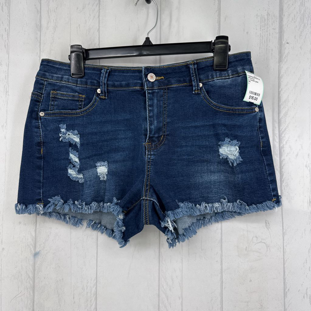 L cutodd jean shorts
