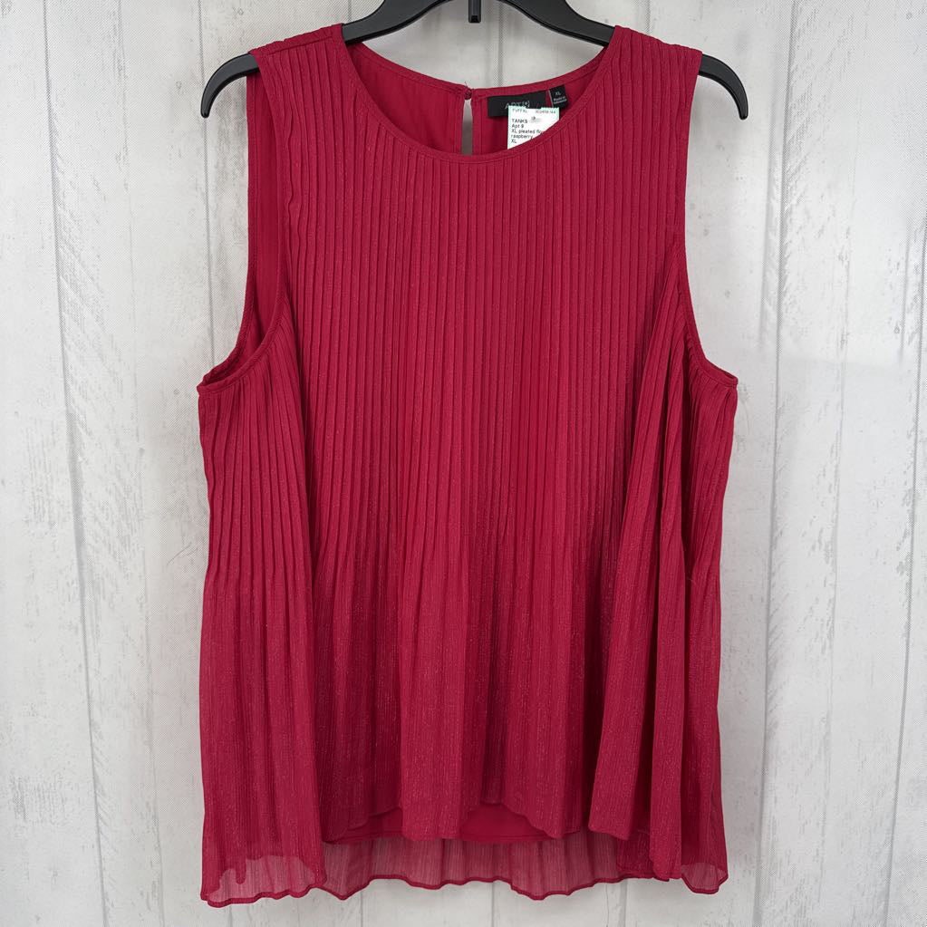 XL pleated flowy tank