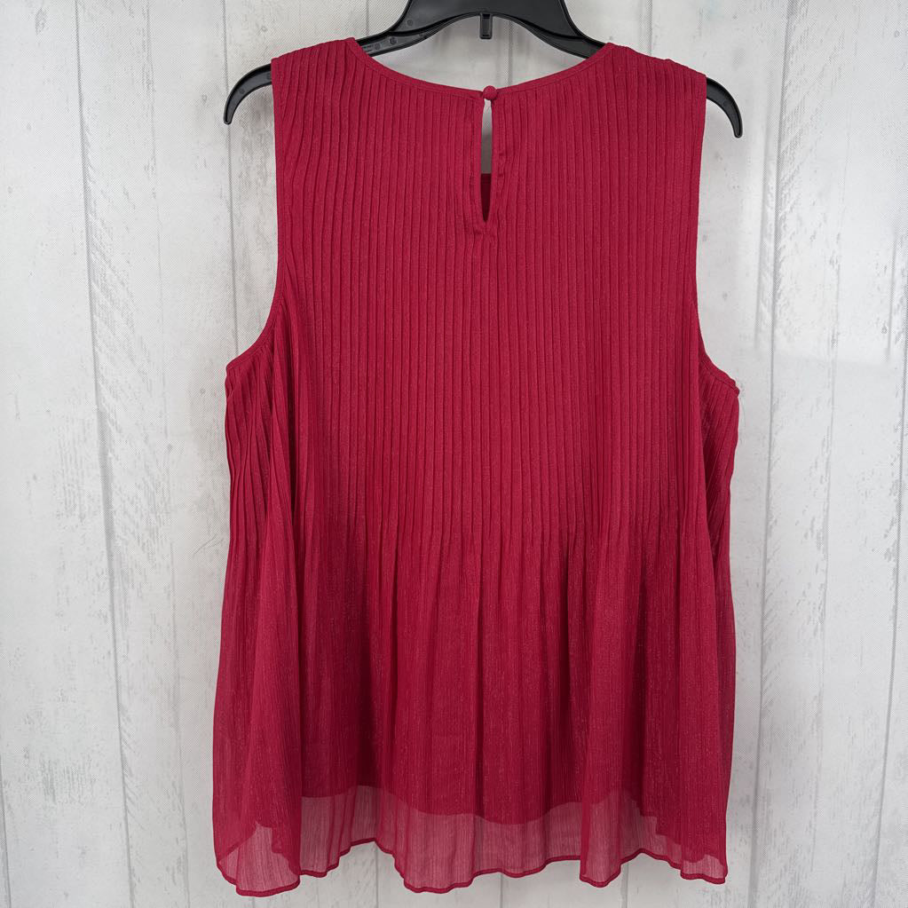 XL pleated flowy tank