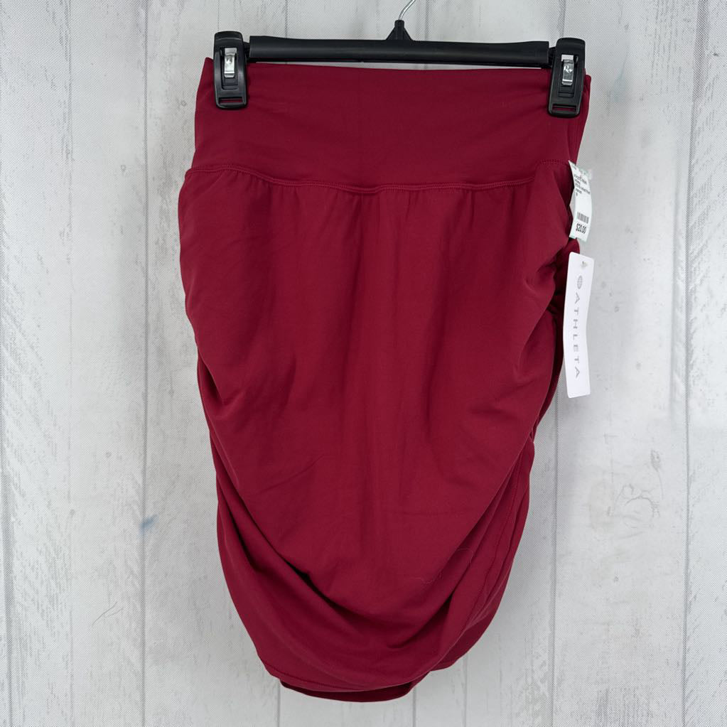 R79 M ruched fitted skort