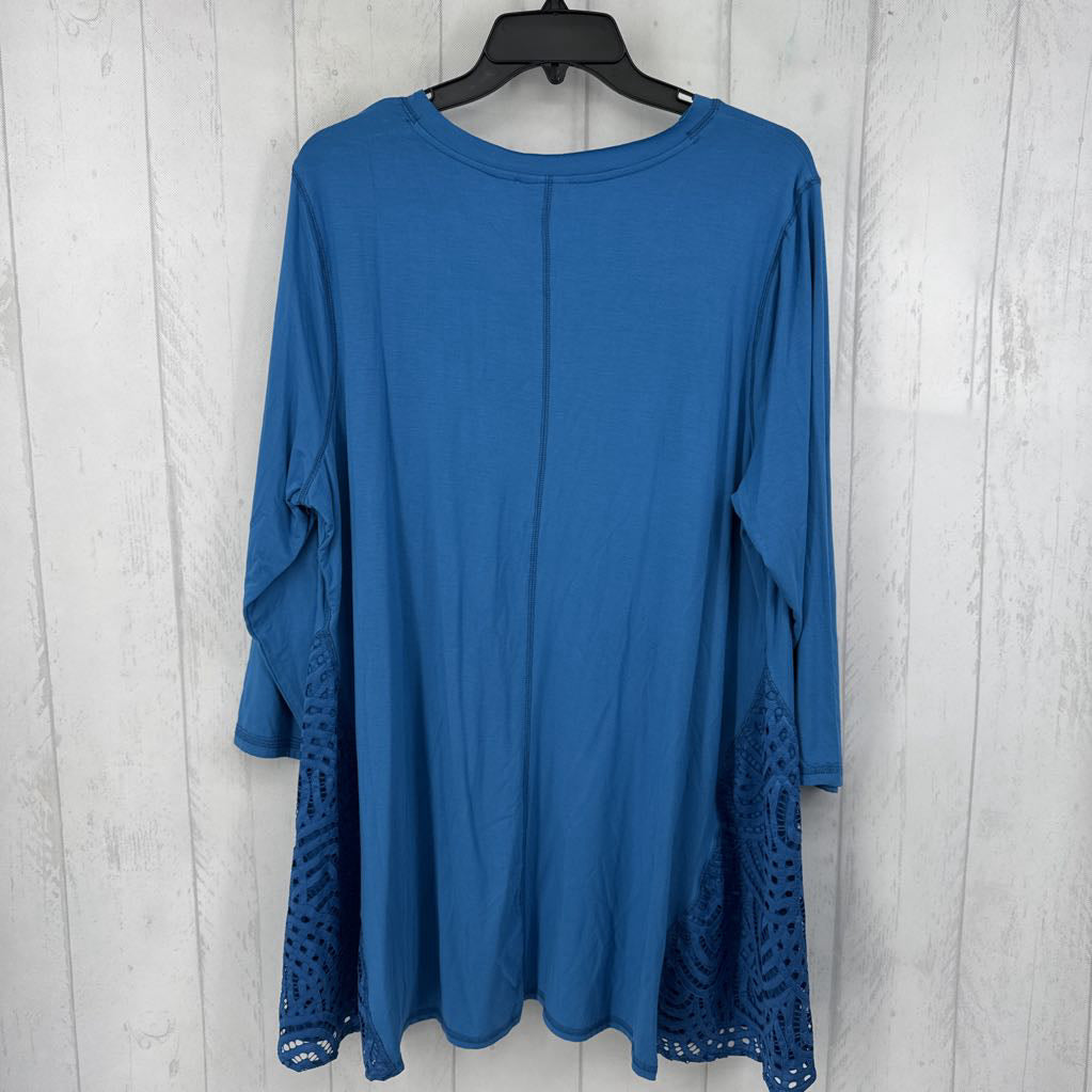 XL v-neck 3/4 slv tunic
