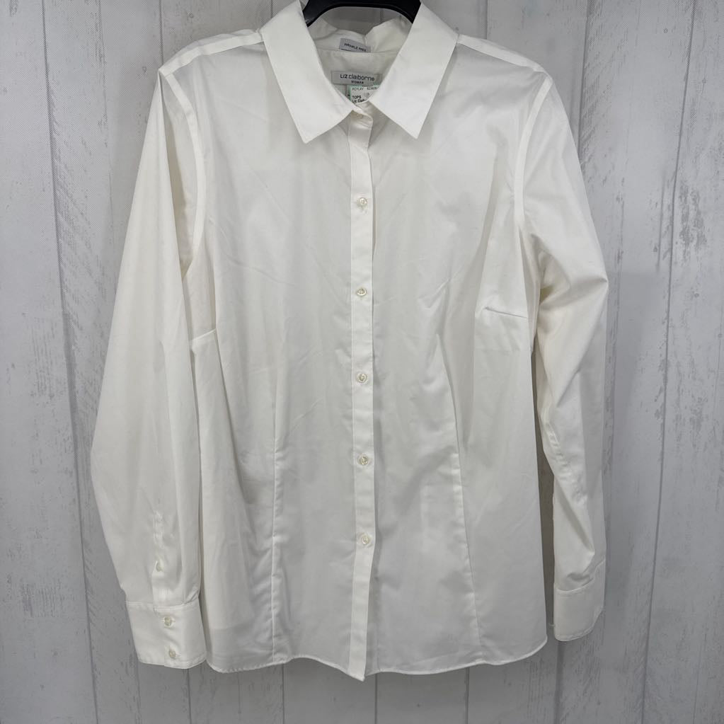 1X button down l/s top