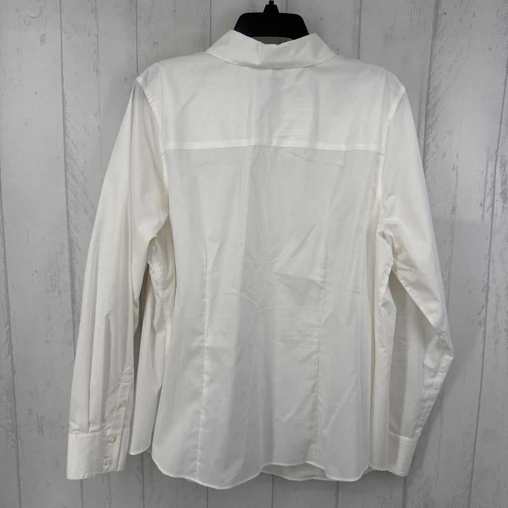 1X button down l/s top