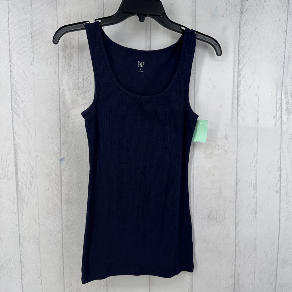 S ribbed scoop neck tank