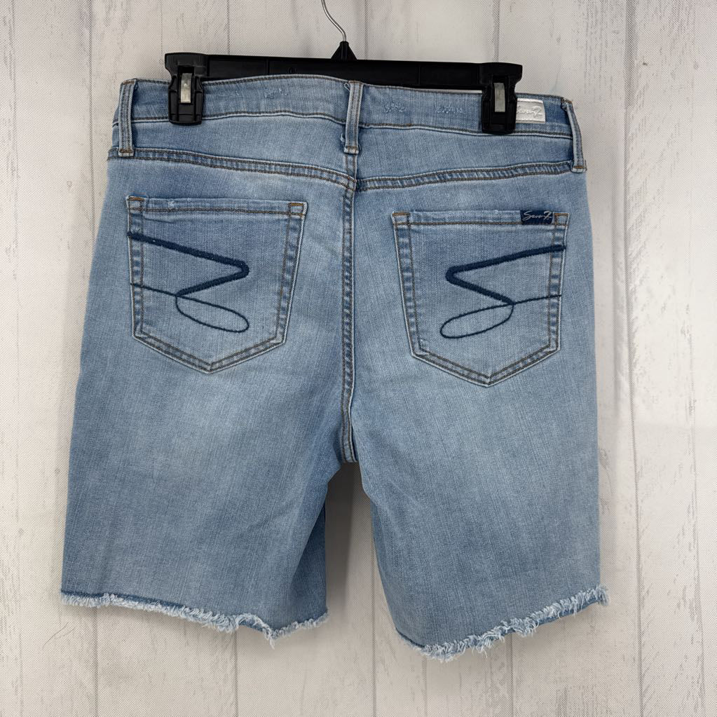 8 denim bermuda shorts