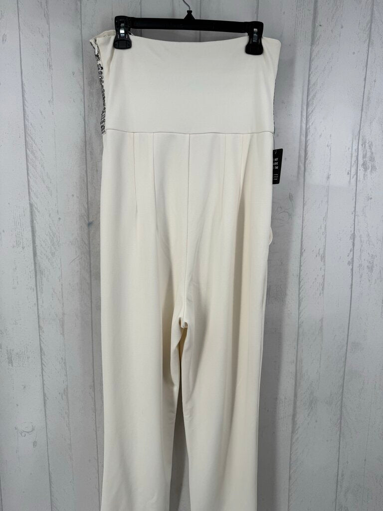 R108 10 sequin bandeau jumpsuit