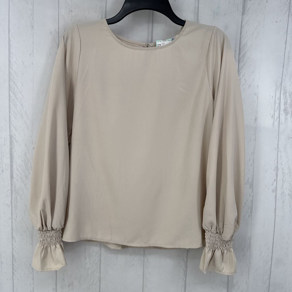 S round neck l/s top