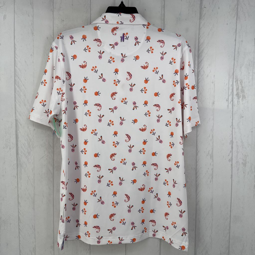 16 printed s/s polo