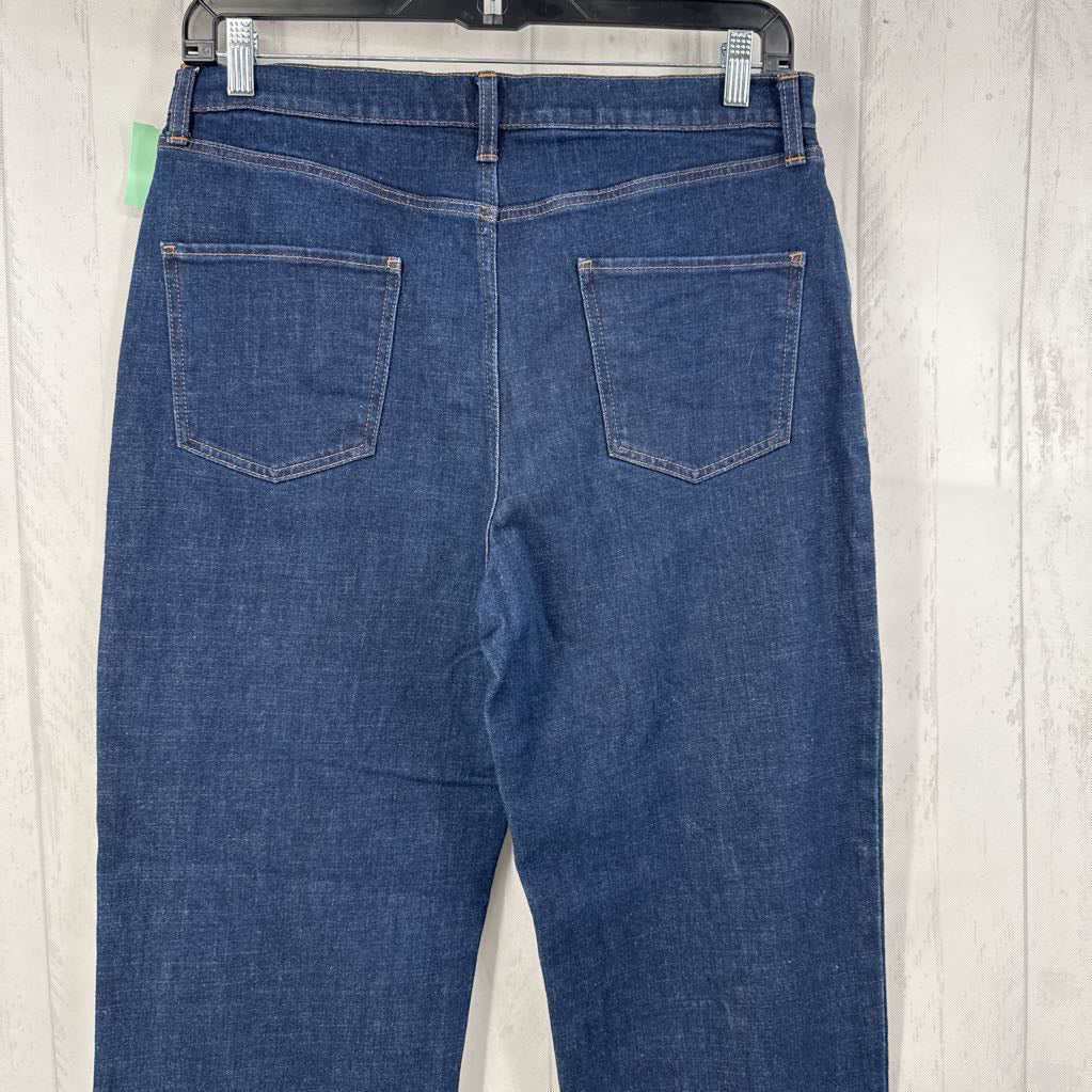 14 hi-rise straight leg jean
