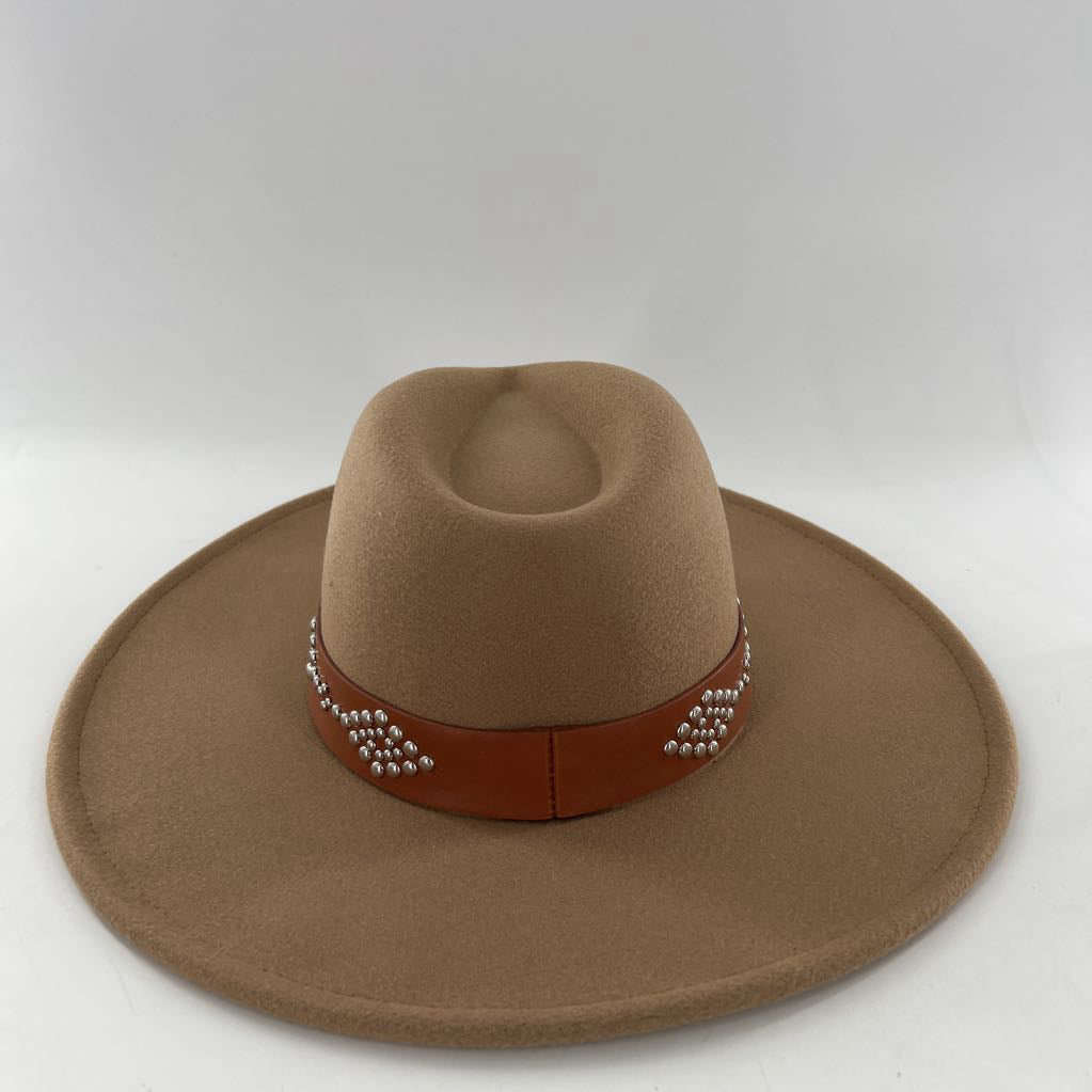 western style wide brim felt hat