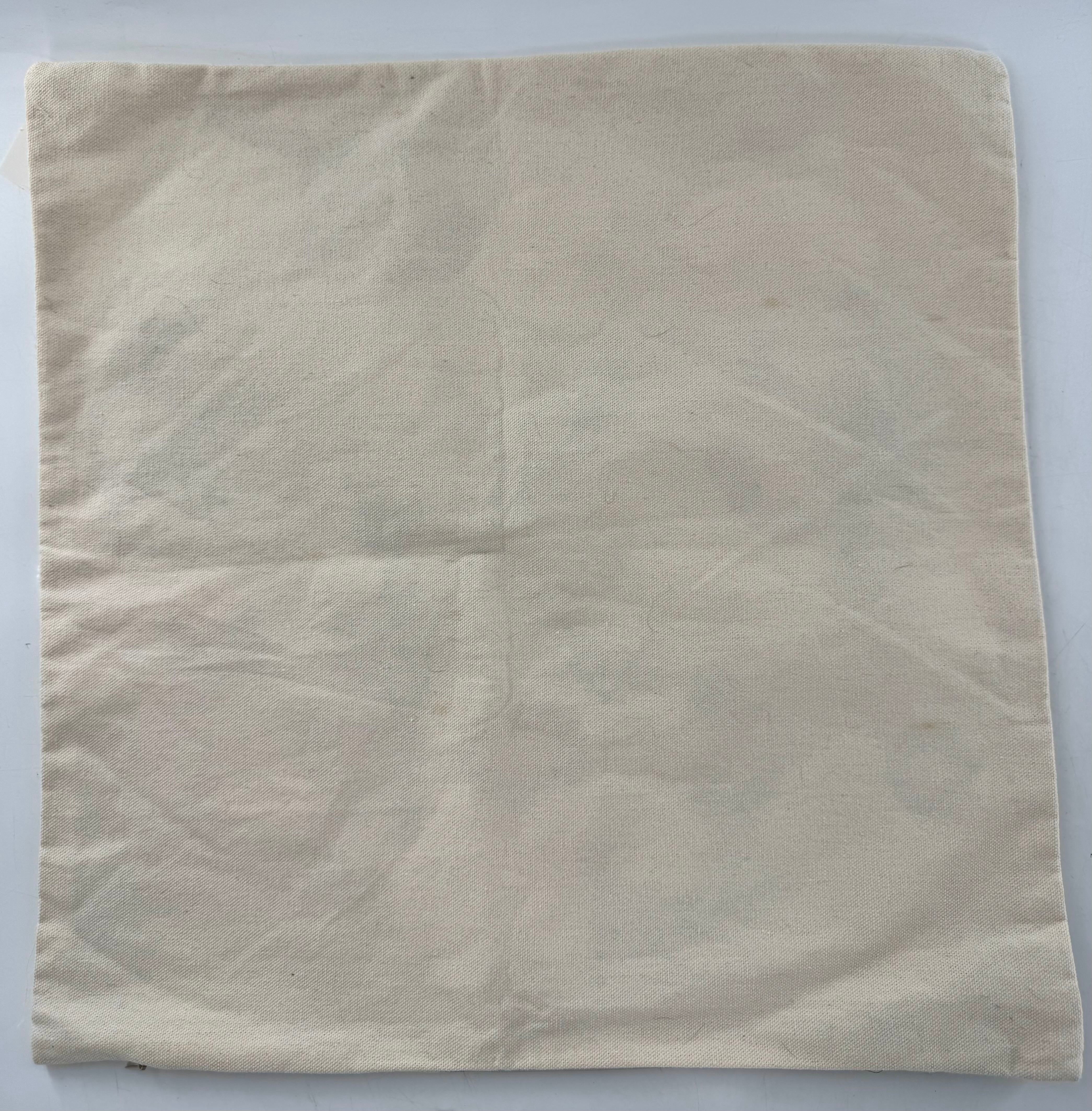 flo embroidered pillow cover