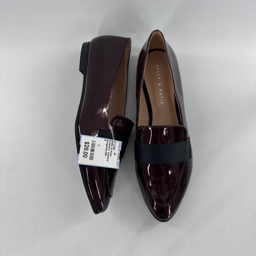 9 patent loafers w/ grosgrain strap detail