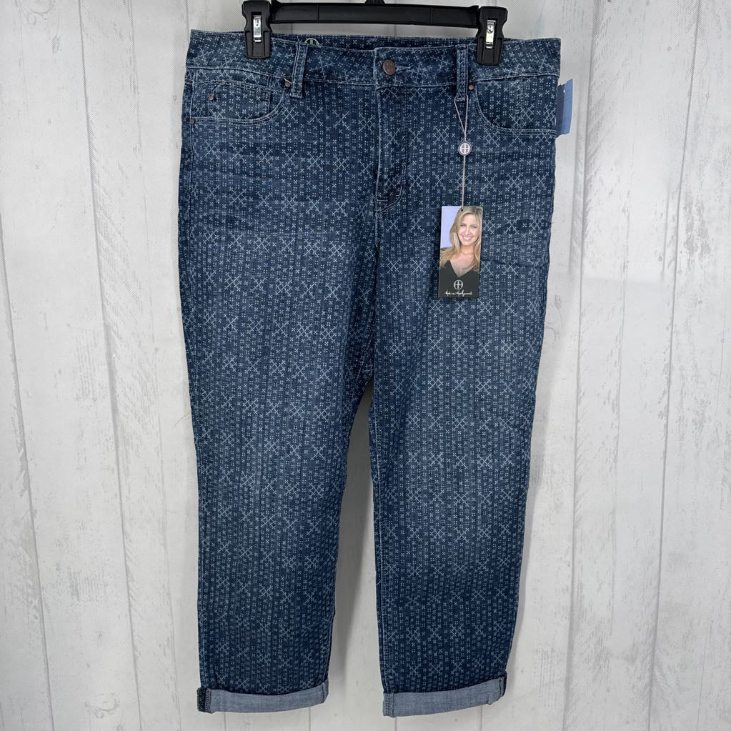 12 stretch crop jean