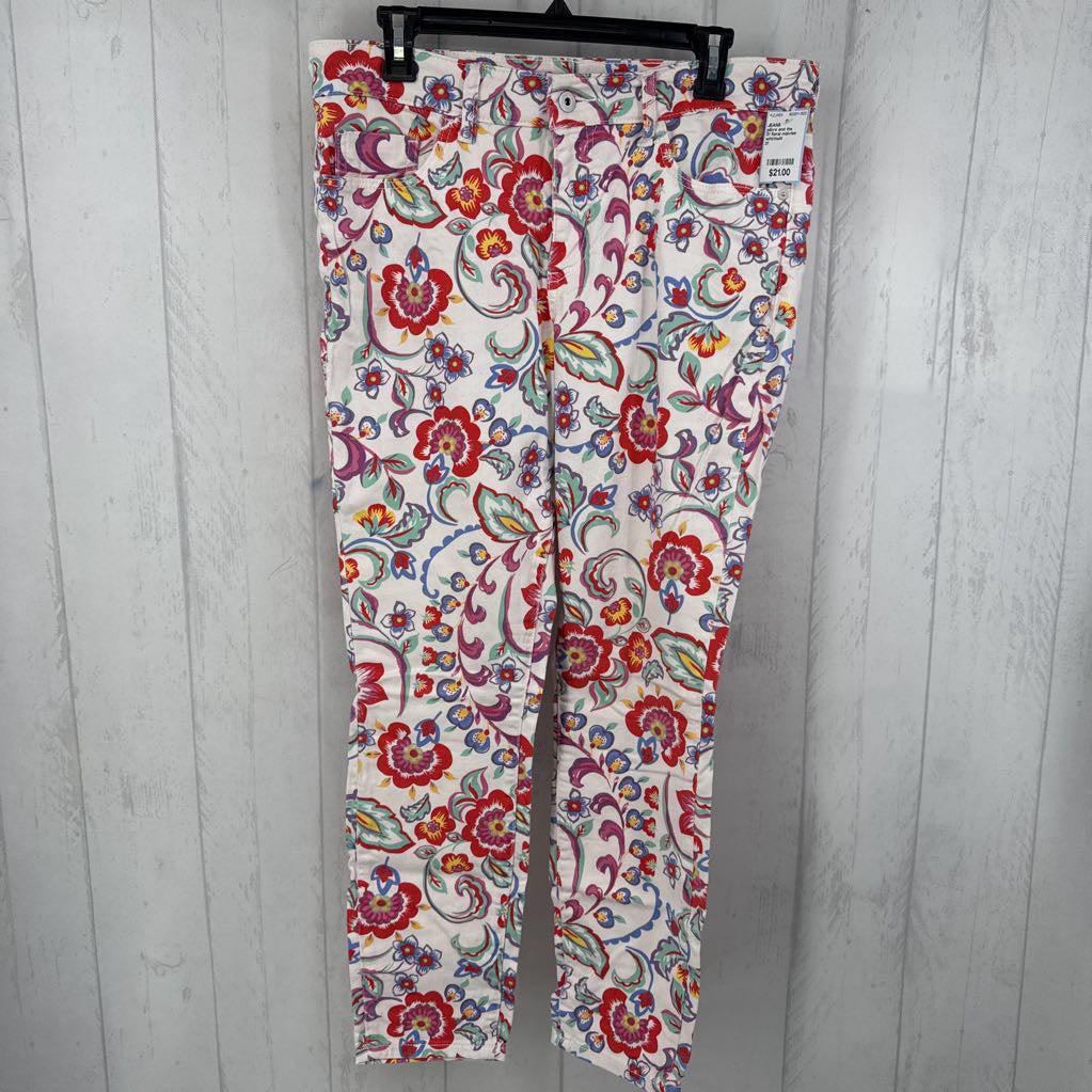 31 floral mid-rise skinny jean
