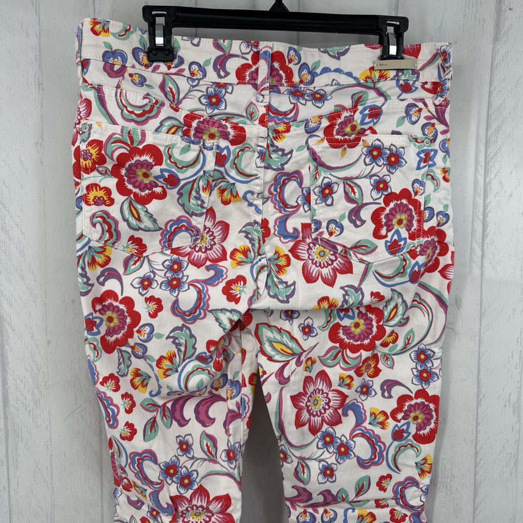 31 floral mid-rise skinny jean