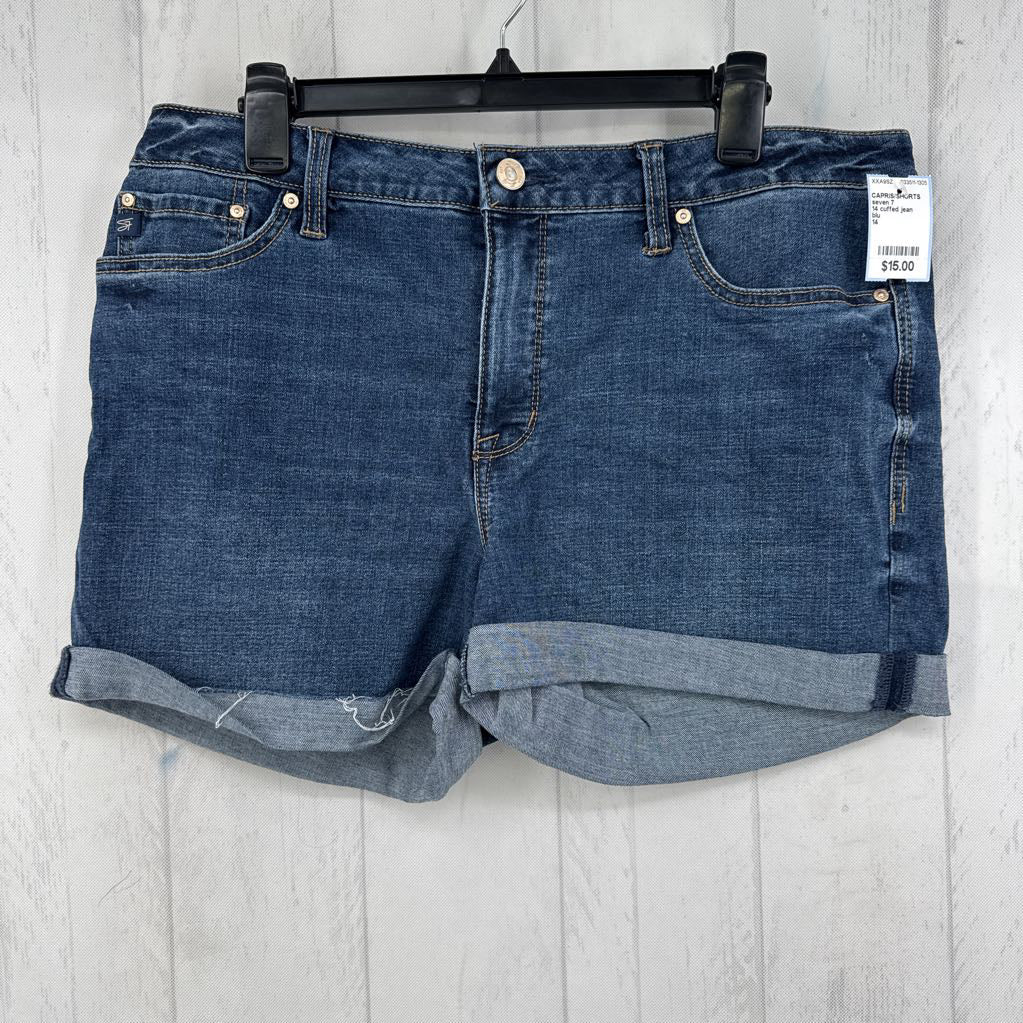 14 cuffed jean shorts