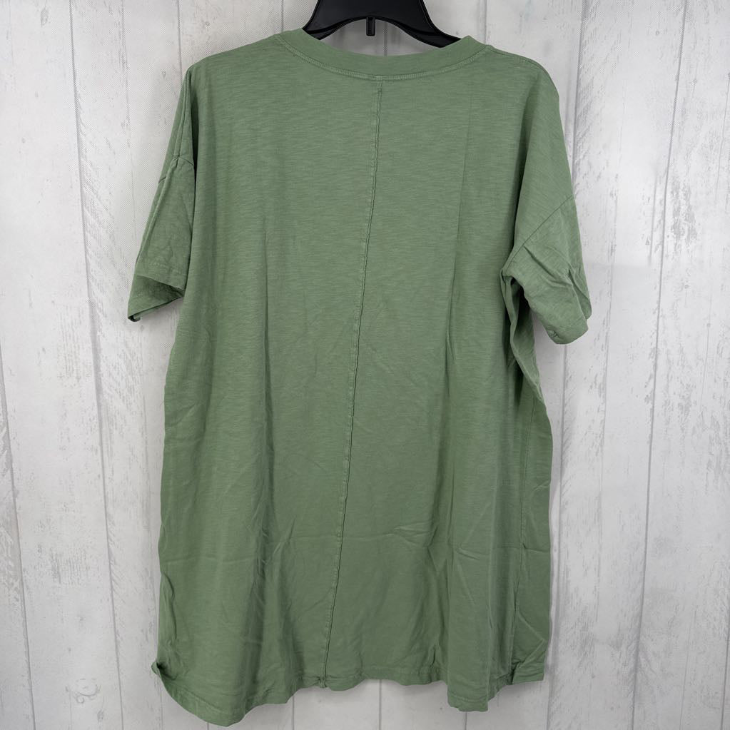 2X crewneck s/s t-shirt tunic
