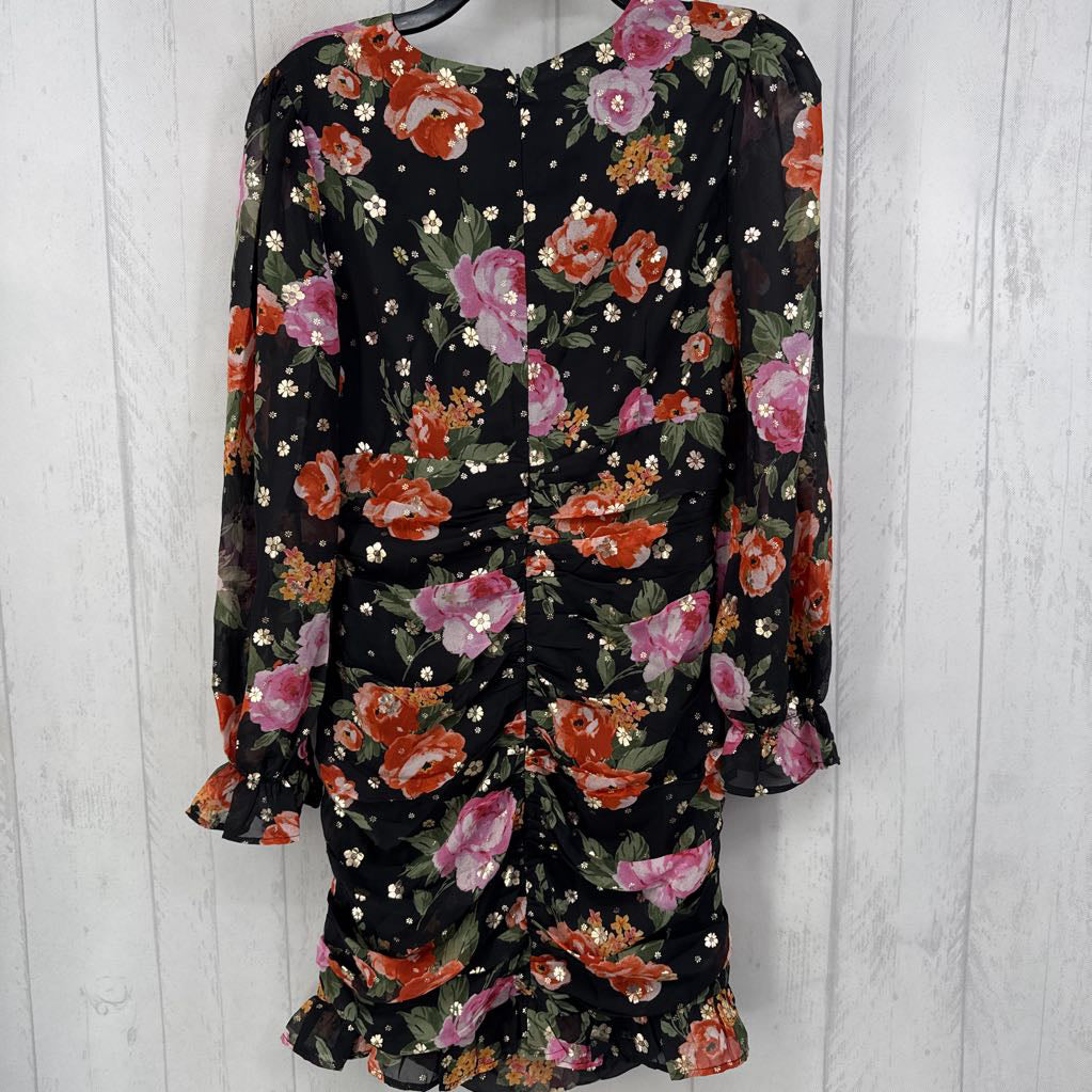M flo print l/s dress