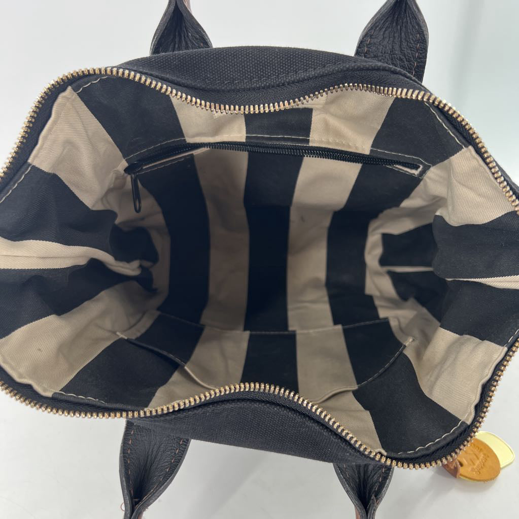 dual handle canvas tote