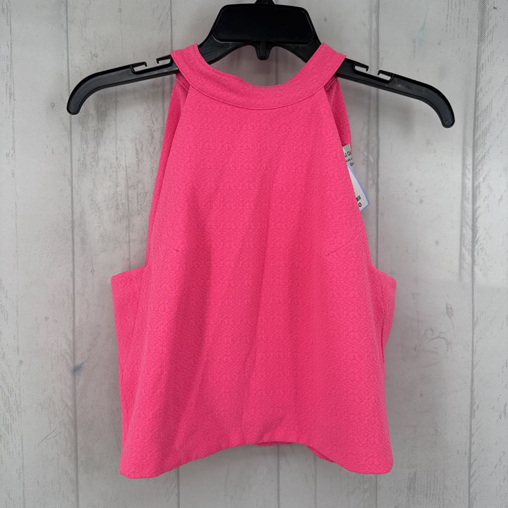 S open back cropped tank