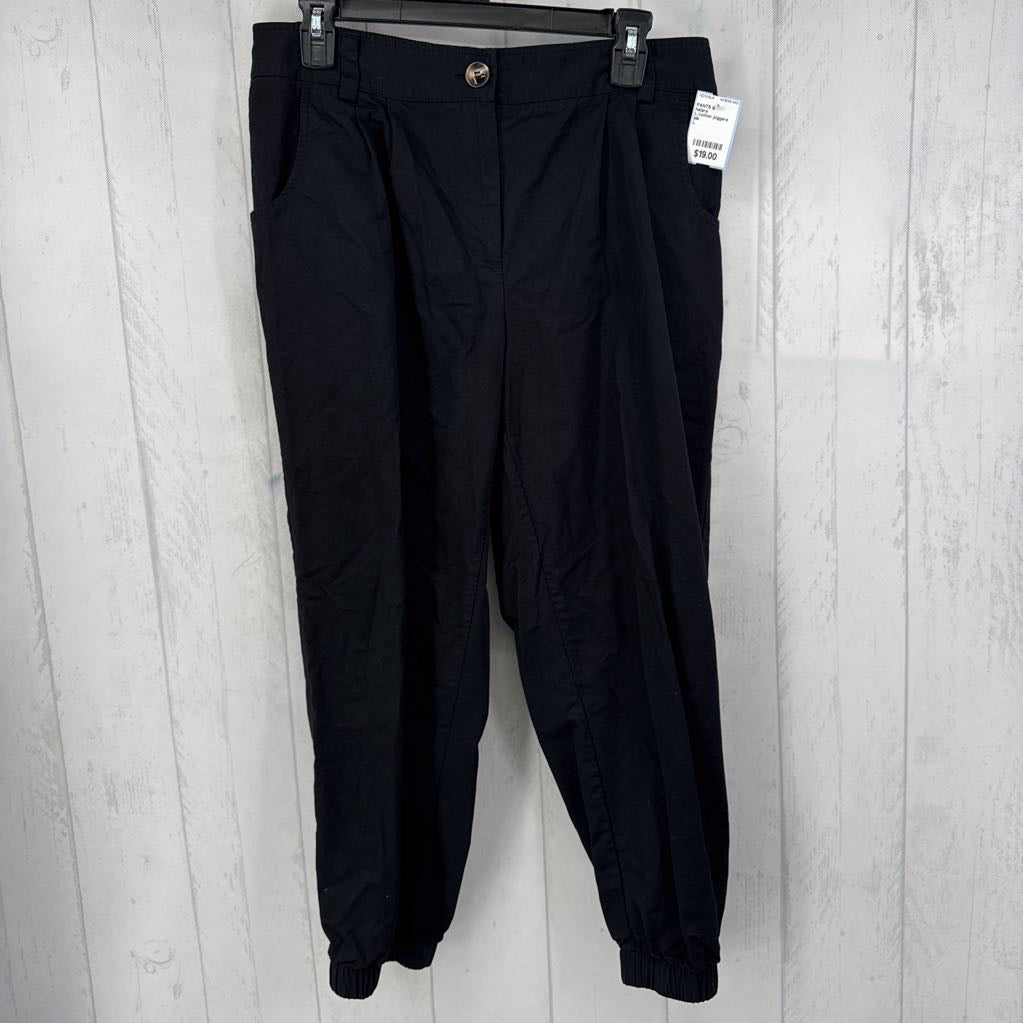 L cotton joggers